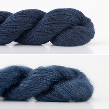 Load image into Gallery viewer, Ossa Shawl Knitting Kit | Madelinetosh Silk Cloud &amp; Shibui Knits Pebble
