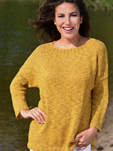 Load image into Gallery viewer, Thekla Sweater Knitting Kit | Juniper Moon Farm Zooey &amp; Knitting Pattern
