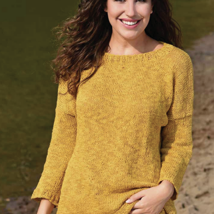 Thekla Sweater Knitting Kit | Juniper Moon Farm Zooey & Knitting Pattern