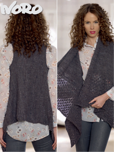 Waterfall Wrap Knitting Kit | Noro Silk Garden Sock Solo & Knitting Pattern