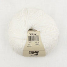 Load image into Gallery viewer, A white ball of Juniper Moon Zooey yarn
