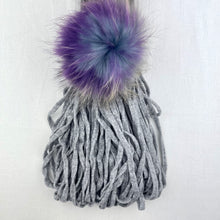 Load image into Gallery viewer, Phat Pompom Scarf - Zermatt Knitting Kit | String Yarns and Atelier Raccoon Pompoms (#382)
