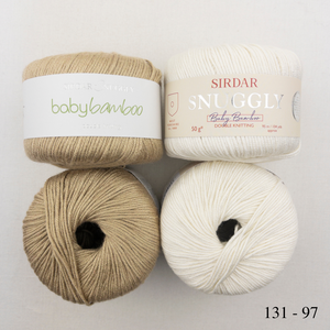 Sirdar Bunny Sweater and Slippers Knitting Kit | Sirdar Baby Bamboo