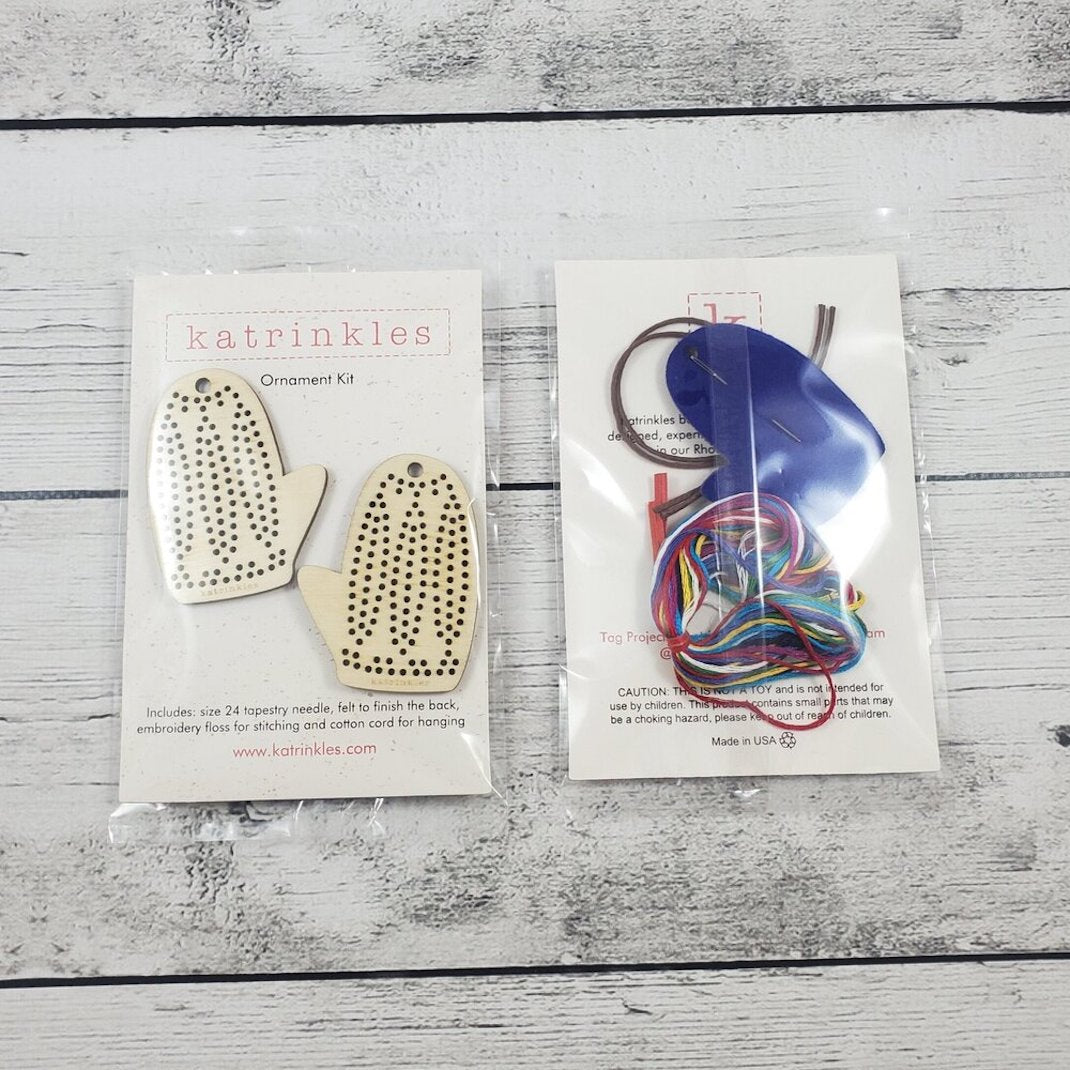 Felt Ornament Kit - Mittens