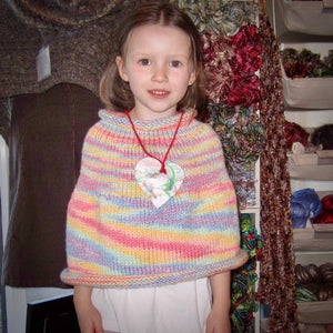 Children's Capelet Knitting Kit | Lorna's Laces Shepherd Bulky & Knitting Pattern (#001)
