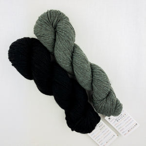 mYak Two Color Slouch Hat | mYak Baby Yak Medium & Knitting Pattern (#385)