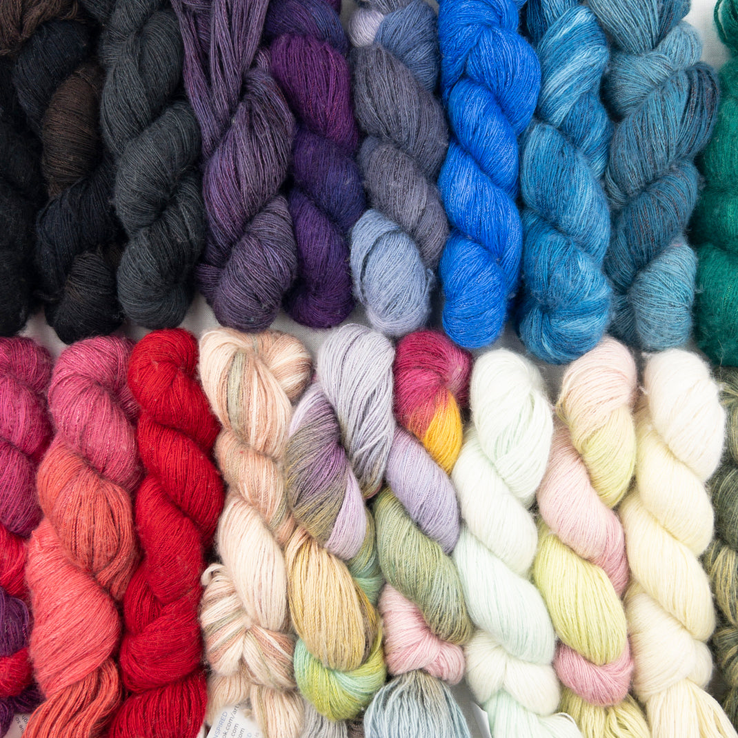 Cashmere Simple Bonnet Knitting Kit  Artyarns Cashmere Sock Yarn & Kn –  ATELIER YARNS