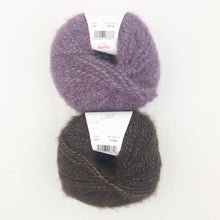 Load image into Gallery viewer, Speckled Ombré Hat (Katia version) Knitting Kit | Katia Alpaca Silver &amp; Knitting Pattern (#344)
