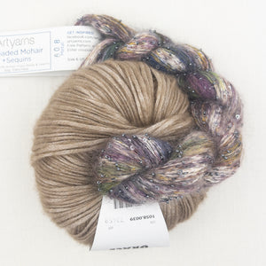 Charmaine's Cowl Knitting Kit | Lang Yarns Grace, Artyarns Beaded Mohair and Sequins & Knitting Pattern (#207B)