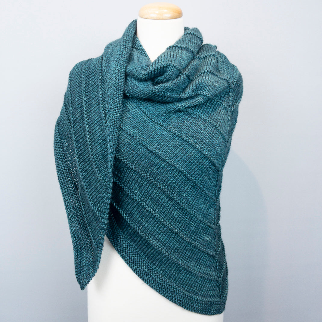 Boneyard Shawl Knitting Kit | Hand Maiden Camelspin – ATELIER YARNS