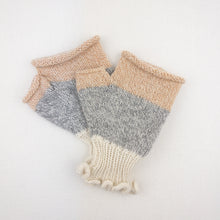 Load image into Gallery viewer, Lux Adorna Three-Color Fingerless Mittens Knitting Kit | Lux Adorna Sport Cashmere &amp; Knitting Pattern (#279)
