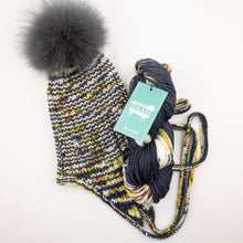 Load image into Gallery viewer, Easy Rib Earflap Hat Knitting Kit | Baah Sonoma &amp; Knitting Pattern (#329)
