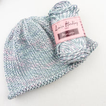 Load image into Gallery viewer, Mariposa Baby Hat | Louisa Harding Mariposa &amp; Knitting Pattern #396
