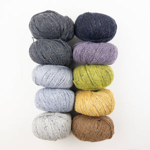 Slip Stitch Party Shawl Knitting Kit | Rowan Felted Tweed