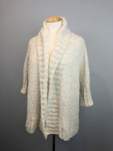 Load image into Gallery viewer, Oversized Shawl Collar Cardigan Knitting Kit | Katia Pluma Cotton &amp; Knitting Pattern (#351B)
