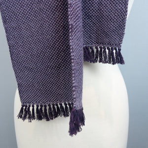 mYak and Silk Woven Scarf Kit | mYak Baby Yak Medium, Lantern Moon Indochine Silk & Weaving Pattern (#400)