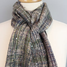 Load image into Gallery viewer, Beaded Mohair Woven Scarf Kit | Artyarns Merino Cloud, Beaded Mohair and Sequins &amp; Weaving Pattern (#398)
