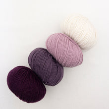 Load image into Gallery viewer, Cashmere Striped Shawlette Knitting Kit | Lang Yarns Cashmere Premium &amp; Knitting Pattern (#394)
