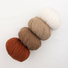 Load image into Gallery viewer, Cashmere Striped Shawlette Knitting Kit | Lang Yarns Cashmere Premium &amp; Knitting Pattern (#394)
