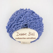 Load image into Gallery viewer, A lavender ball of Debbie Bliss Astrakhan yarn on a white background
