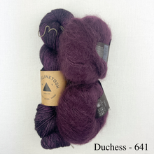 Load image into Gallery viewer, Hitchhiker Knitting Kit | Madelinetosh Pashmina &amp; Rowan Kidsilk Haze (#412)
