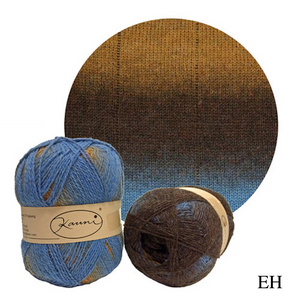 Kauni Effektgarn Garter Stitch Scarf Knitting Kit | Kauni Effektgarn & Knitting Pattern (#245)