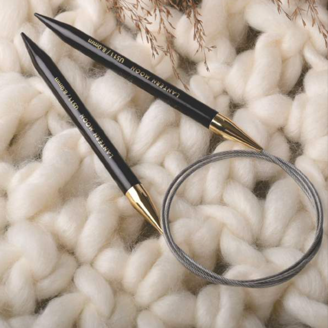 Interchangeable Knitting Needle Set Metal, Includes 13 Circular Knitting  Needles Notions Zip Case, Circular Knitting Gift for Knitter 