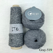 Load image into Gallery viewer, Cardiff-Ito Cowl Knitting Kit | Cardiff Small Cashmere, Ito Kinu &amp; Knitting Pattern (#361)
