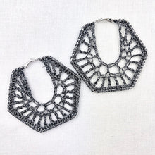 Load image into Gallery viewer, Hexagonal Earrings Crochet Kit | New Smoking &amp; Crochet Pattern (#389)
