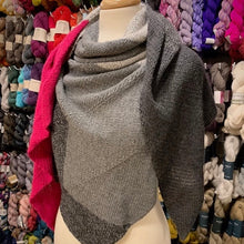 Load image into Gallery viewer, Expanding Chevron Shawl (Lux Adorna version) Knitting Kit | Lux Adorna Sport Cashmere &amp; Knitting Pattern (#330)
