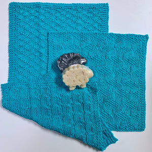 Pima Cotton Washcloths Knitting Kit  Ultra Pima Cotton & Knitting Pat –  ATELIER YARNS