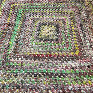 Granny Square Baby Blanket (Kibou version) Crochet Kit | Noro Kibou & Crochet Pattern (#159)