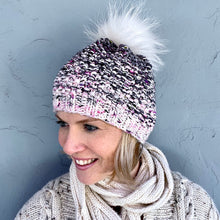 Load image into Gallery viewer, Fadient Hat Knitting Kit | MollyGirl Rock Star DK
