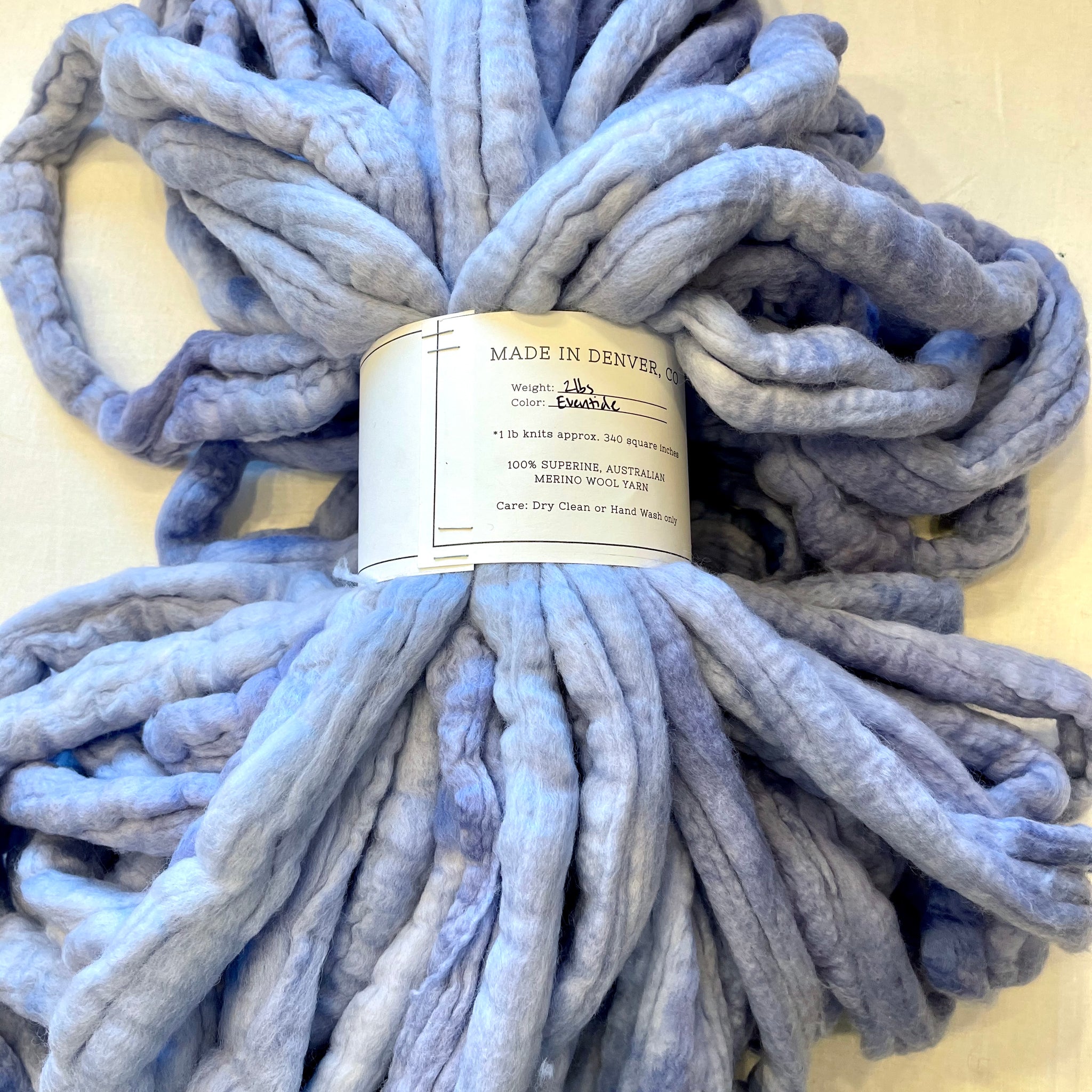 O-Wash Chunky (100% wool) — Row House Yarn, Brown Chunky Yarn 