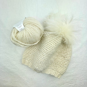 Soffio Hat Knitting Kit | Soffio Cashmere & Knitting Pattern (#380)