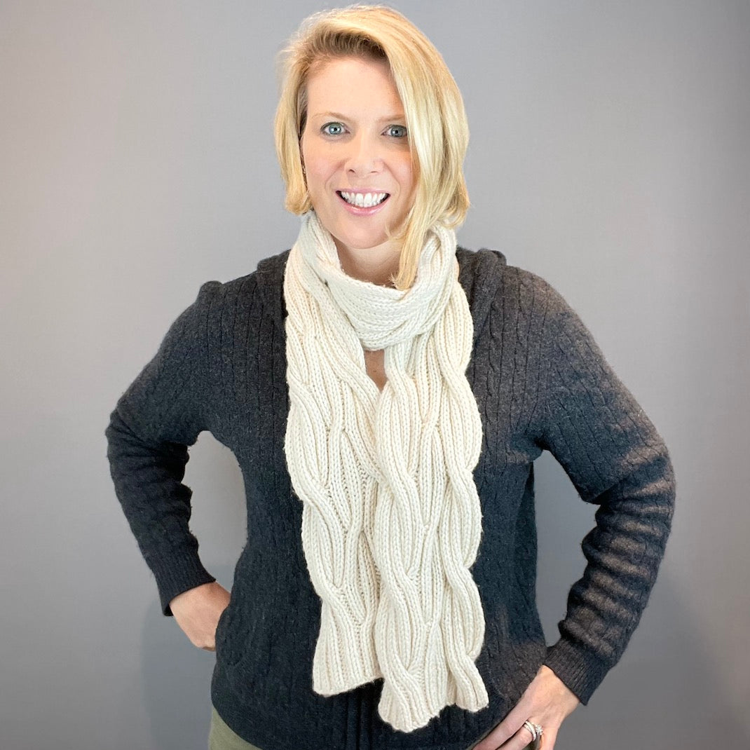 Jade Sapphire Cashmere Scarf Knitting Kit Jade Sapphire Ply Mongolian Cashmere Knitting Pattern