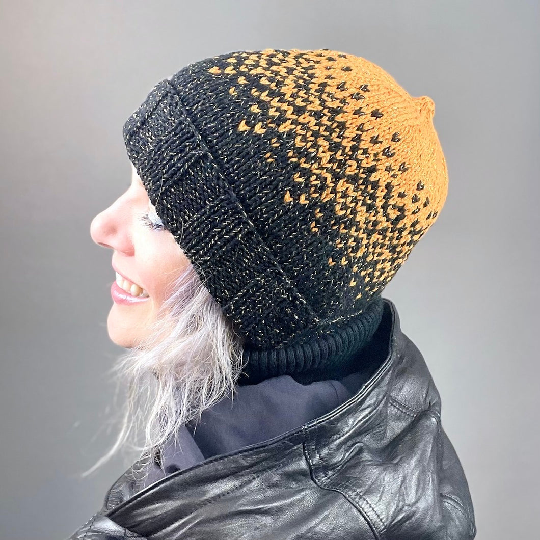 Speckled Ombré Hat (Eclipse version) Knitting Kit | Stacy Charles Eclipse & Knitting Pattern (#344)