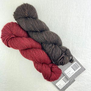 Acadia Striped Hat Knitting Kit | The Fibre Company Acadia & Knitting Pattern (#304)