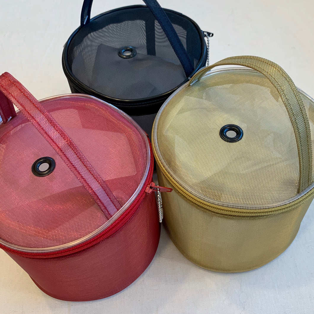 Knitting Bag Organizer Yarn Storage Mesh Bag Tote Storage Case for
