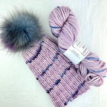 Load image into Gallery viewer, Basic Ribbed Hat Knitting Kit | Wonderland TweedleDeeDum &amp; Knitting Pattern (#46)
