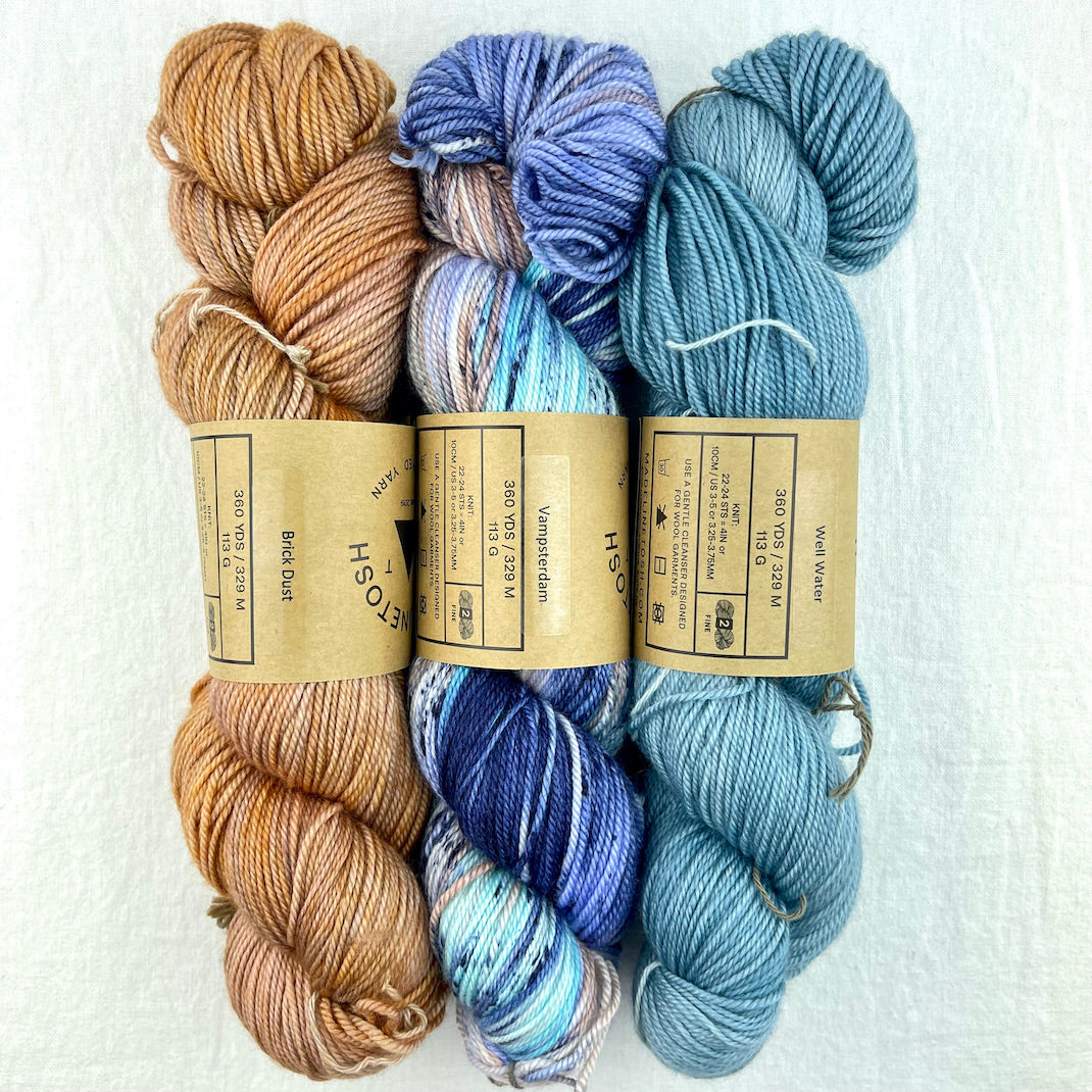 Speckled Chevron Wrap Knitting Kit | Madelinetosh Pashmina