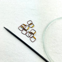 Load image into Gallery viewer, Beaded Stitch Markers | Large Square
