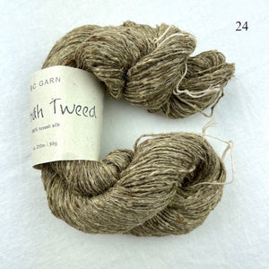 Deco Shawlette (Tussah Tweed version) Knitting Kit | Tussah Tweed & Knitting Pattern (#324B)