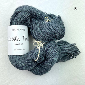 Deco Shawlette (Tussah Tweed version) Knitting Kit | Tussah Tweed & Knitting Pattern (#324B)