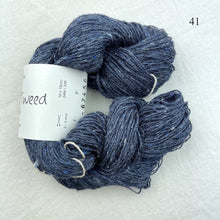 Load image into Gallery viewer, Easy Garter Edge Shawlette Knitting Kit | Tussah Tweed &amp; Knitting Pattern (#321B)
