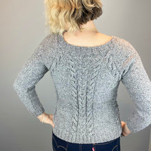 Load image into Gallery viewer, Design Nineteen Cabled Sweater | Kathmandu Aran 100
