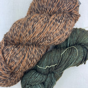 Rouched Throw Knitting Kit | Galler Alpaca and Malabrigo & Knitting Pattern (#222)