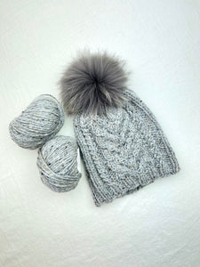 French Staghorn Hat Knitting Kit | Soft Donegal Chunky & Knitting Pattern (#377)