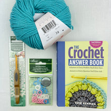 Load image into Gallery viewer, Beginning Crochet Kit (Basic) | Ella Rae Cashmereno &amp; The Crochet Answer Book
