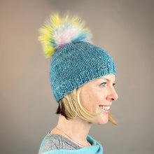 Load image into Gallery viewer, Sparkle Beanie Knitting Kit | Road to China Light, Artyarns Beaded Mohair and Sequins, &amp; Knitting Pattern (#376)
